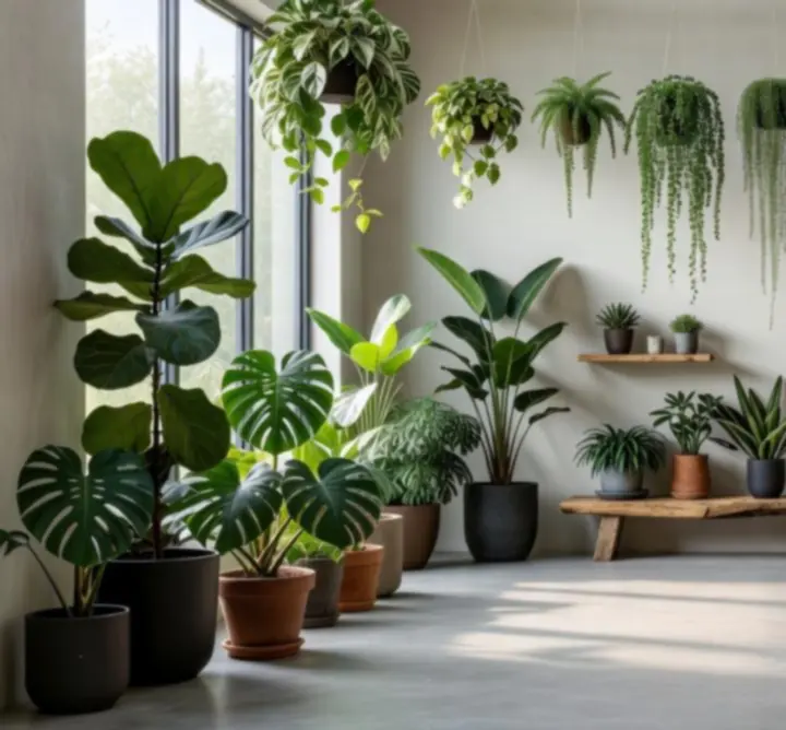 Różne aranżacje zieleni we wnętrzach biur i mieszkań